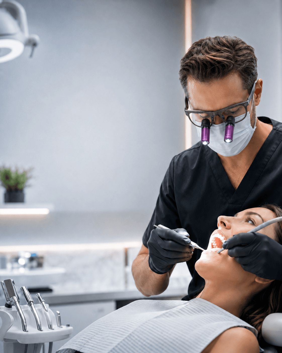 Clear, precise clinical view through XPEDENT loupes